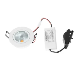 Arcchio LED downlight Zarik, wit, 2.700K