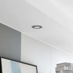 Arcchio LED downlight Zarik, zwart, 2.700K