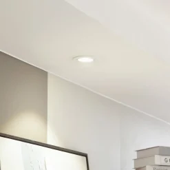 Arcchio LED downlight Zarik, wit, 3.000K