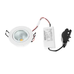 Arcchio LED downlight Zarik, wit, 3.000K