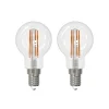 Arcchio LED filament lamp E14 G45, set van 2, 2700 K