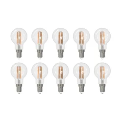 Arcchio LED filament lamp E14 G45, set van 10, 4000 K