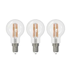 Arcchio LED filament lamp E14 G45, set van 3, 2700 K