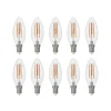 Arcchio LED filament lamp E14 kaars set van 10, 3000 K