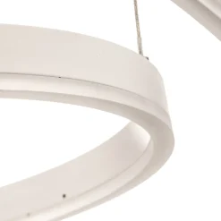Arcchio LED hanglamp Albiona, wit, 3 ringen, Ø 80 cm