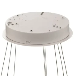 Arcchio LED hanglamp Albiona, wit, 3 ringen, Ø 80 cm