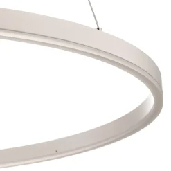 Arcchio LED hanglamp Albiona, wit, 1 ring, Ø 80 cm