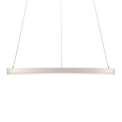 Arcchio LED hanglamp Albiona, wit, 1 ring, Ø 60 cm