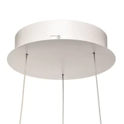 Arcchio LED hanglamp Albiona, wit, 1 ring, Ø 60 cm