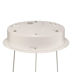 Arcchio LED hanglamp Albiona, wit, 1 ring, Ø 60 cm