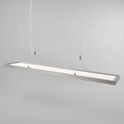 Arcchio LED hanglamp Dorean, zilver, metaal, 120cm