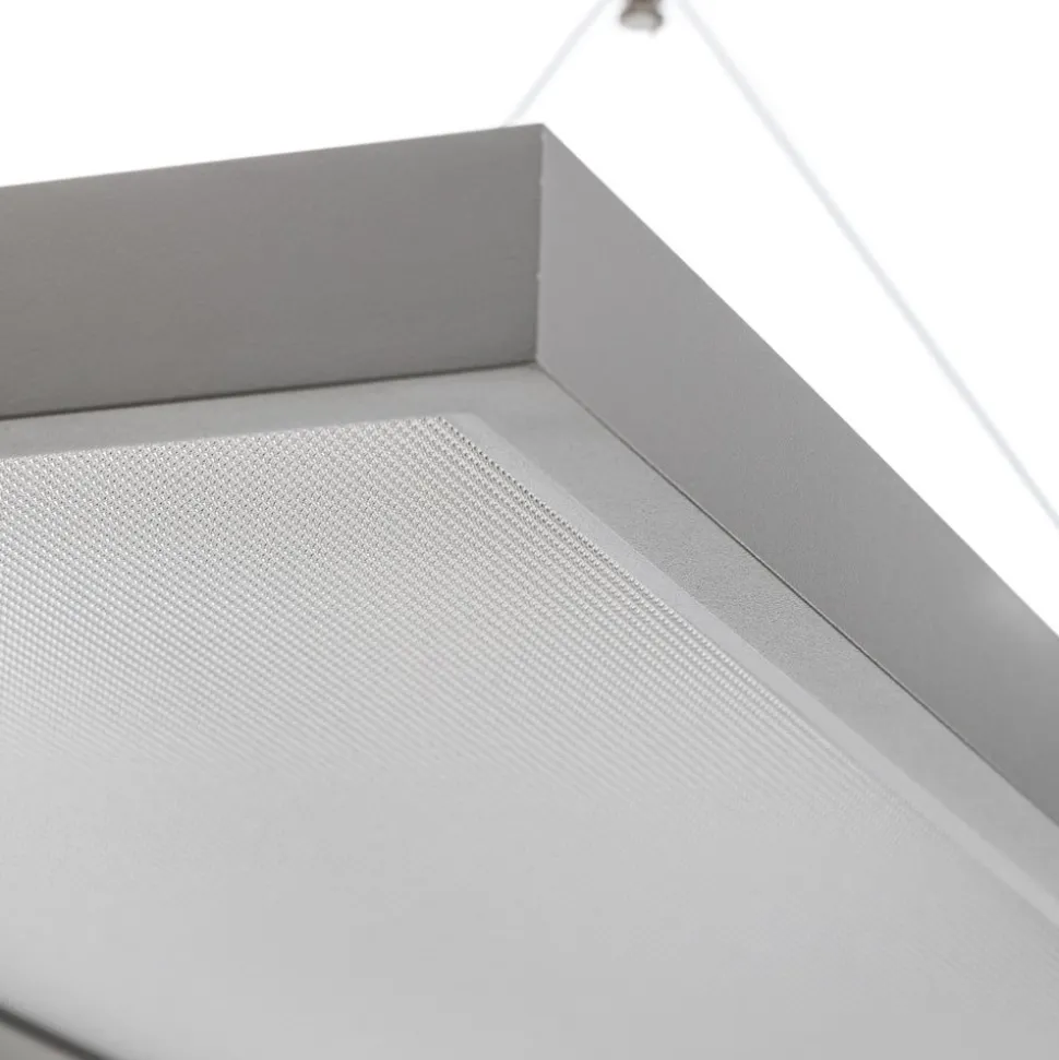 Arcchio LED hanglamp Dorean, zilver, metaal, 120cm
