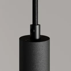 Arcchio LED hanglamp Franka, 1-lamp, Ø 4 cm, zwart