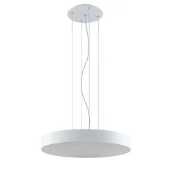 Arcchio LED hanglamp Noabelle, Ø 80 cm, wit, metaal