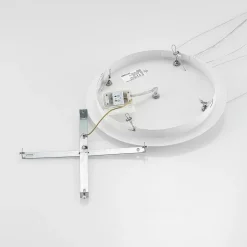 Arcchio LED hanglamp Noabelle, Ø 80 cm, wit, metaal