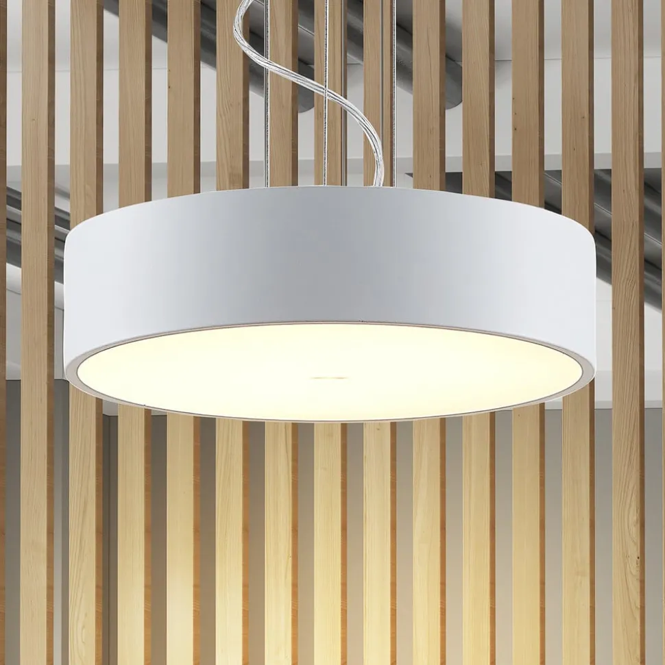 Arcchio LED hanglamp Noabelle, Ø 40 cm, wit, metaal