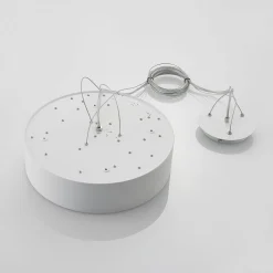 Arcchio LED hanglamp Noabelle, Ø 40 cm, wit, metaal