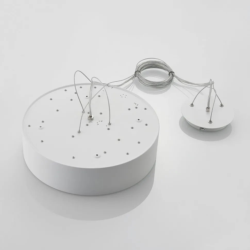 Arcchio LED hanglamp Noabelle, Ø 40 cm, wit, metaal