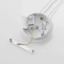 Arcchio LED hanglamp Noabelle, Ø 40 cm, wit, metaal