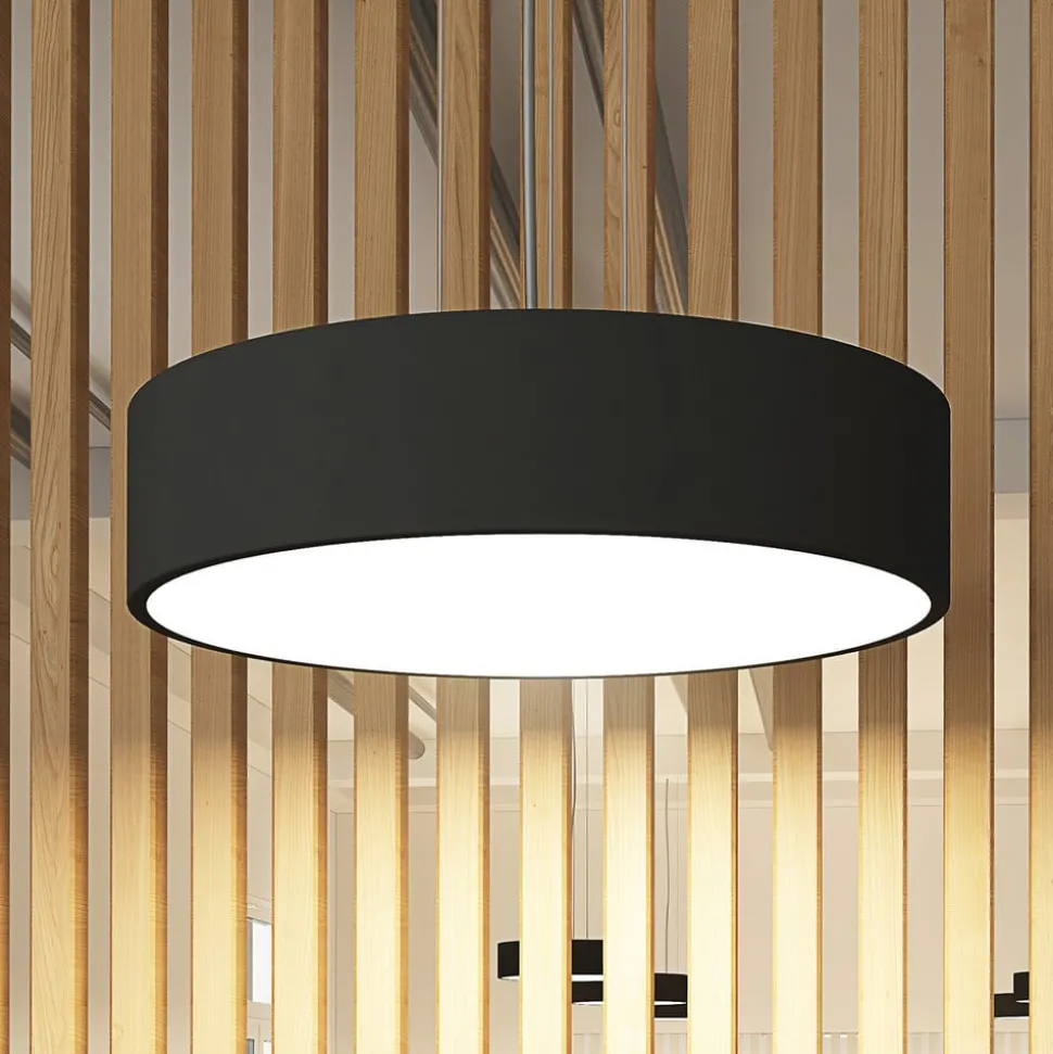 Arcchio LED hanglamp Noabelle, zwart, 40 cm, metaal