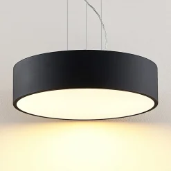 Arcchio LED hanglamp Noabelle, zwart, 40 cm, metaal
