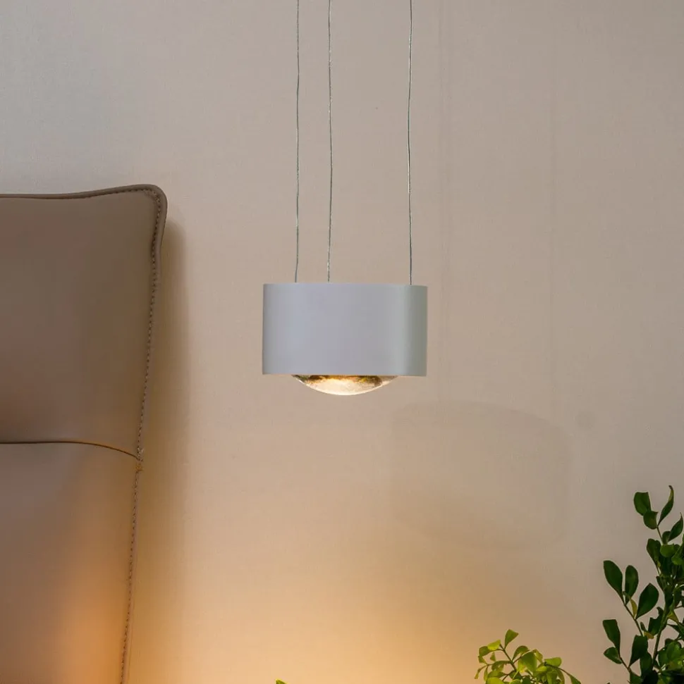 Arcchio LED hanglamp Rotari, lens, downlight, wit