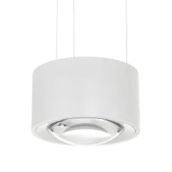 Arcchio LED hanglamp Rotari, lens, downlight, wit