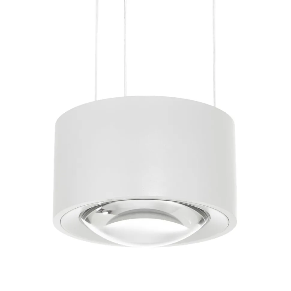 Arcchio LED hanglamp Rotari, lens, downlight, wit