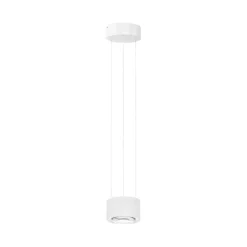 Arcchio LED hanglamp Rotari, lens, omhoog/omlaag, wit