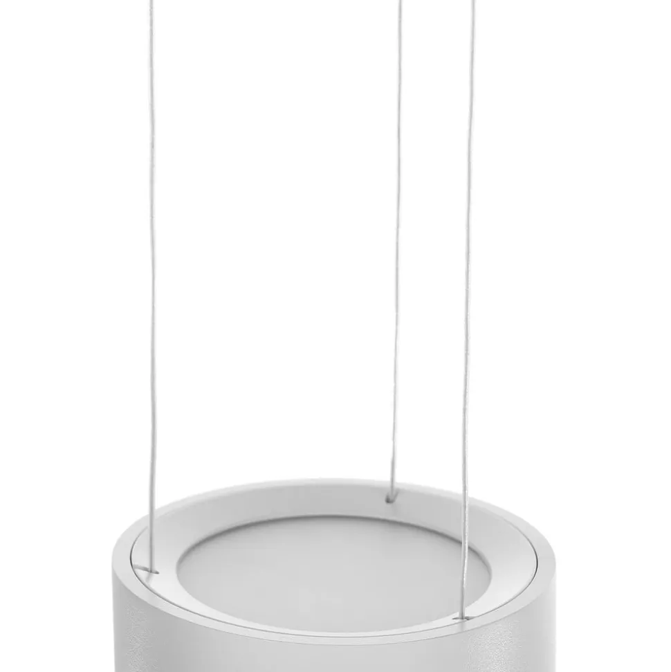 Arcchio LED hanglamp Rotari, lens, omhoog/omlaag, wit