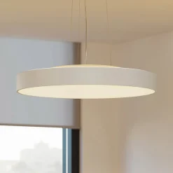 Arcchio LED hanglamp Vanida, wit, Ø 60 cm, omhoog/omlaag