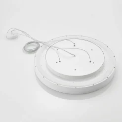 Arcchio LED hanglamp Vanida, wit, Ø 60 cm, omhoog/omlaag