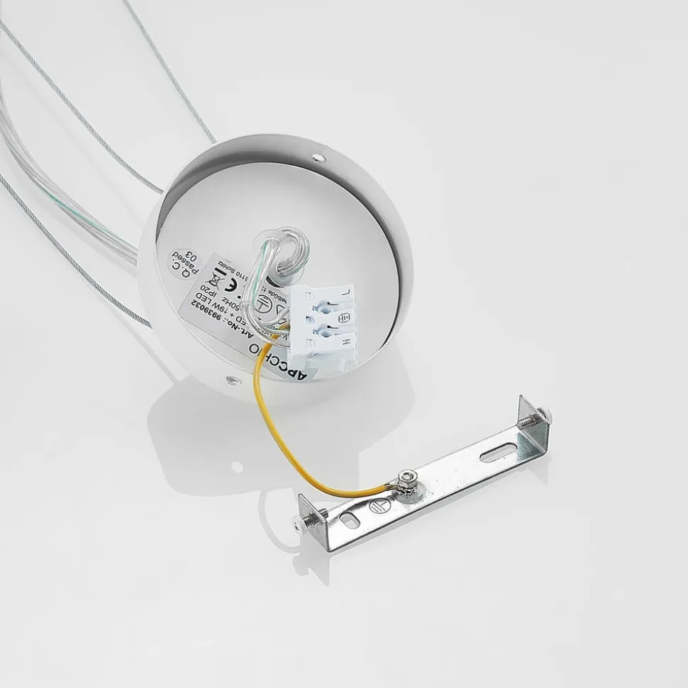 Arcchio LED hanglamp Vanida, wit, Ø 60 cm, omhoog/omlaag