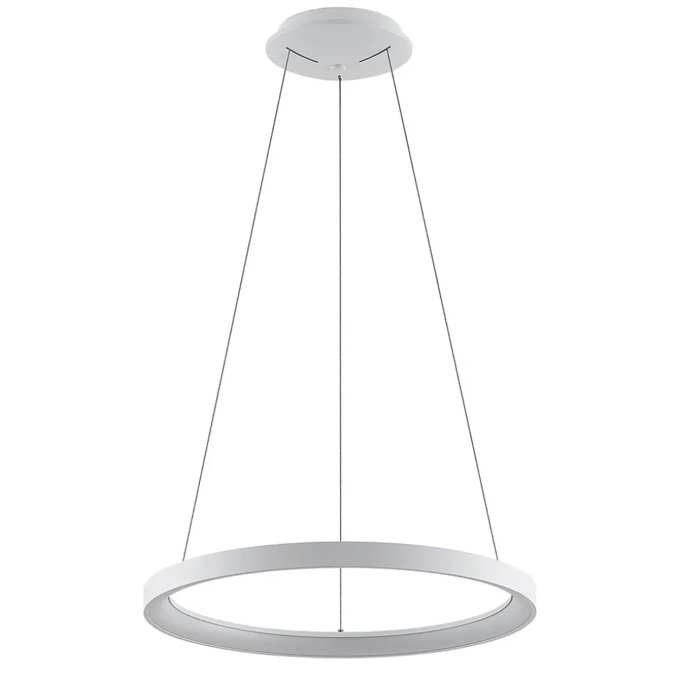Arcchio LED hanglamp Vivy, Ø 58 cm, wit, metaal