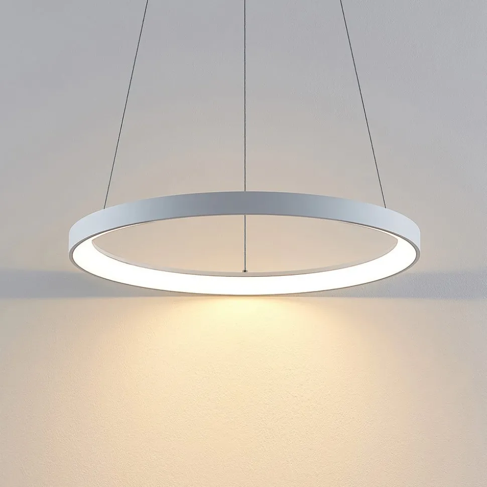 Arcchio LED hanglamp Vivy, Ø 58 cm, wit, metaal