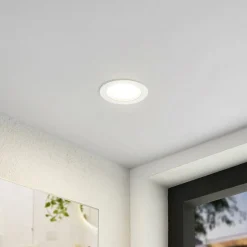 Arcchio LED inbouwlamp Milaine, wit, dimbaar, set van 3