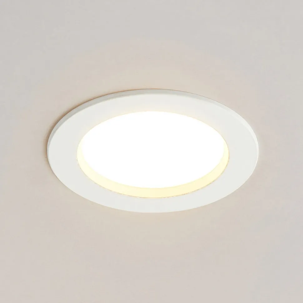 Arcchio LED inbouwlamp Milaine, Ø 10 cm, wit, dimbaar