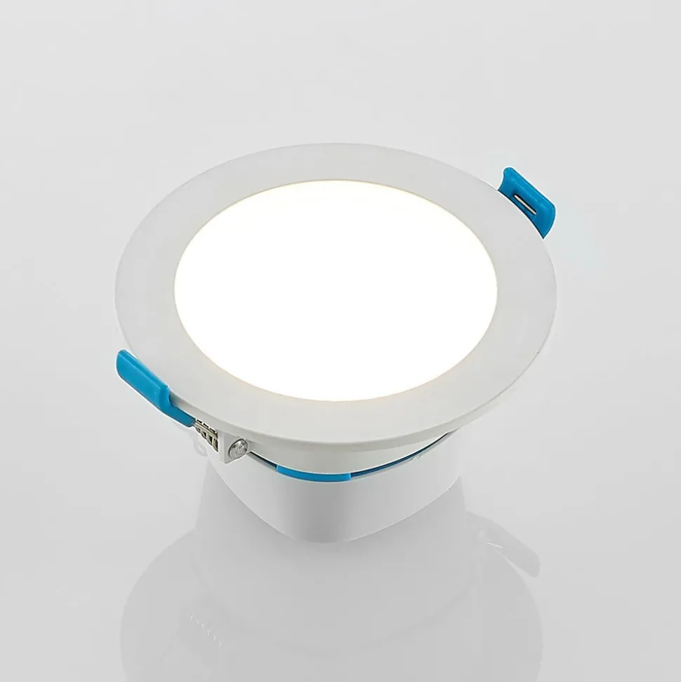Arcchio LED inbouwlamp Milaine, Ø 10 cm, wit, dimbaar