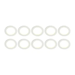 Arcchio LED inbouwlamp Milaine, wit, dimbaar, SETE