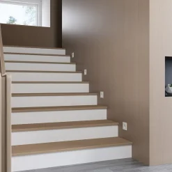 Arcchio LED inbouwlamp Neru, 7 cm, wit, hoekig, sensor