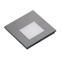Arcchio LED inbouwlamp Vexi, 7,8 cm x 7,8 cm, zwart, CCT