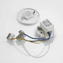 Arcchio LED inbouwlamp Vexi, Ø 7,5 cm, wit, aluminium, CCT