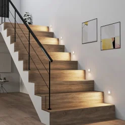 Arcchio LED inbouwlamp Vexi, 7,8 cm x 7,8 cm, wit, CCT