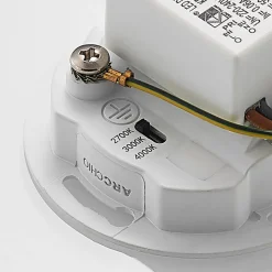 Arcchio LED inbouwlamp Vexi, 7,8 cm x 7,8 cm, wit, CCT