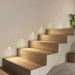 Arcchio LED inbouwlamp Vexi, Ø 7,8 cm, wit, aluminium, CCT