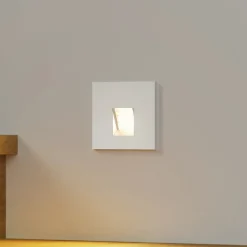 Arcchio LED inbouwlamp Vexi, 7,5 cm x 7,5 cm, zilver, CCT