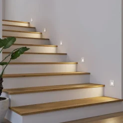 Arcchio LED inbouwlamp Vexi, 7,5 cm x 7,5 cm, wit, CCT