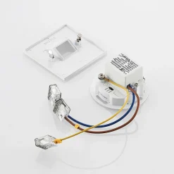 Arcchio LED inbouwlamp Vexi, 7,5 cm x 7,5 cm, wit, CCT