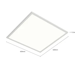 Arcchio LED inzetpaneel Vinas, 4.000 K, 36 W, 62 cm x 62 cm