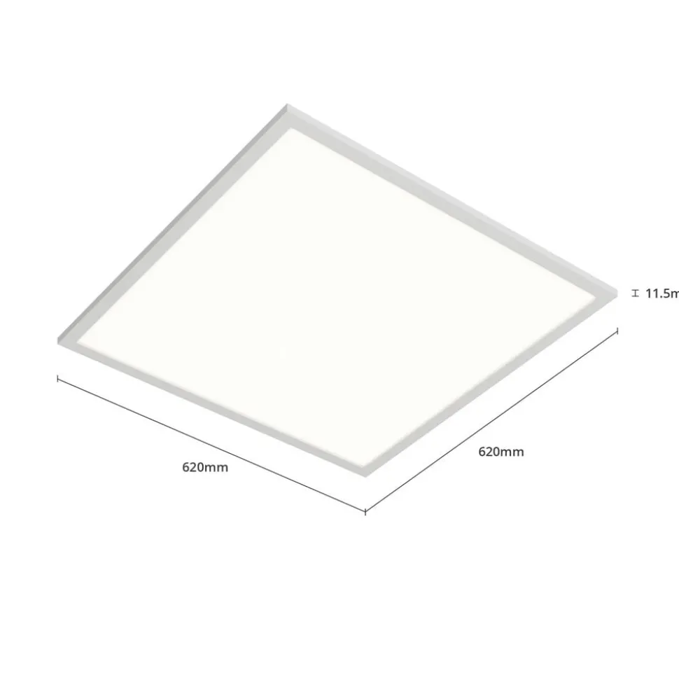 Arcchio LED inzetpaneel Vinas, 4.000 K, 36 W, 62 cm x 62 cm